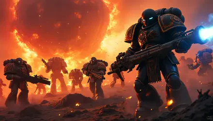 Warhammer 40k video game Space Marine Sci Fi battle HD Desktop Wallpaper | Background Image