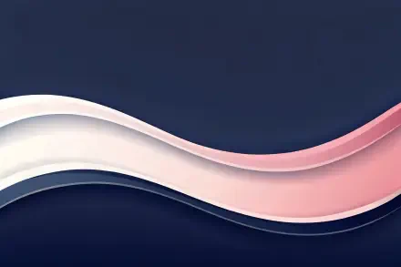  Navy blue fading into pink, separated by a wave with a blank white center