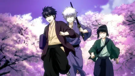  Gintama | Gintoki and Shinsuke fighting.