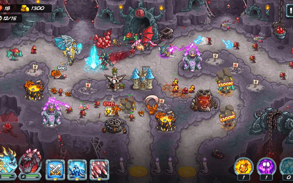 HD desktop wallpaper featuring visuals from the video game Kingdom Rush 5: Alliance, showcasing dynamic art and vibrant colors to enhance your gaming experience.