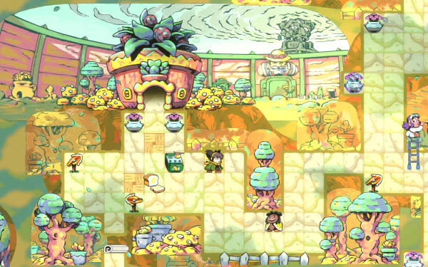 HD desktop wallpaper featuring Arranger: A Role-Puzzling Adventure, showcasing a vibrant and immersive video game environment that captivates players.