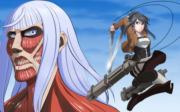 HD wallpaper featuring Ayano Aishi from Yandere Simulator, embodying the yandere theme from the popular video game. A striking background for fans of the genre.