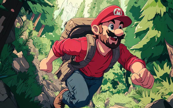  Mario in the forest