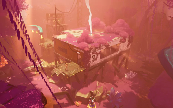 HD desktop wallpaper featuring vibrant scenes from the video game Creatures of Ava, showcasing imaginative landscapes and colorful creatures.