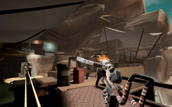 HD desktop wallpaper from the video game The Burst, featuring sleek designs and vibrant colors to enhance your gaming experience.