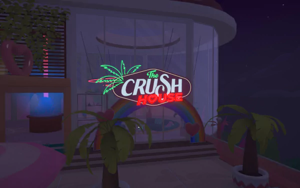 HD desktop wallpaper featuring imagery from the video game The Crush House, designed to enhance your digital experience with vibrant visuals.