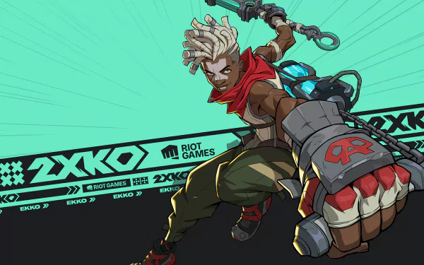 Ekko from League of Legends - 4K Ultra HD Wallpaper