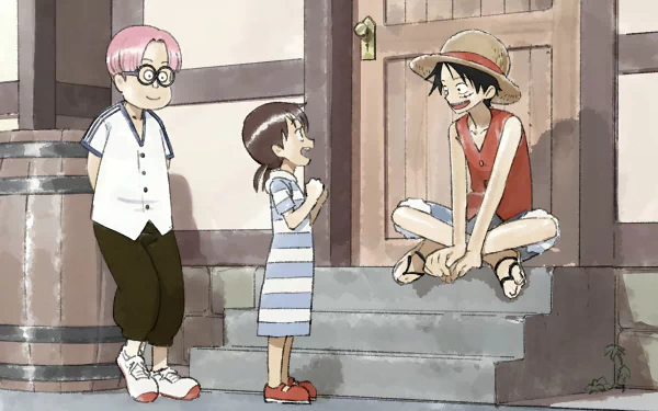 Anime The One Piece Monkey D. Luffy Koby (One Piece) One Piece HD Desktop Wallpaper | Background Image