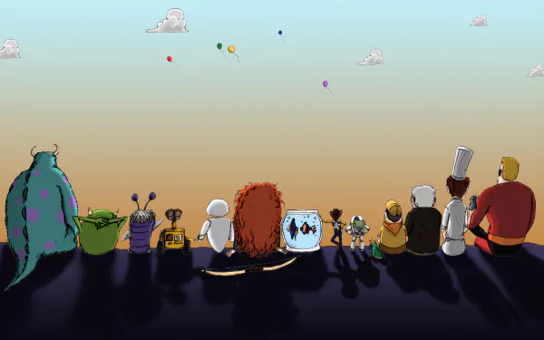 Pixar HD Desktop Wallpaper | Background Image