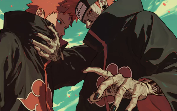 An HD desktop wallpaper featuring Pain from Naruto, a prominent member of the Akatsuki. This visually striking background captures the essence of the anime.