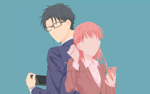  Narumi and Nifuji from Wotakoi