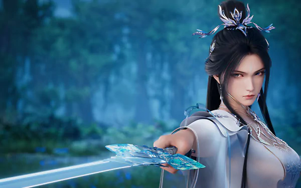 A captivating HD wallpaper from the TV show Zhu Xian: Jade Dynasty, showcasing a mystical landscape that immerses viewers in a fantastical realm.