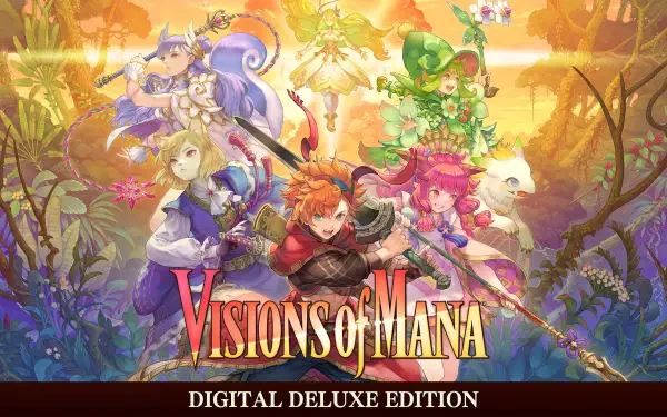 HD desktop wallpaper featuring imagery from the video game Visions of Mana, designed to enhance your gaming aesthetic with vibrant visuals and immersive scenes.