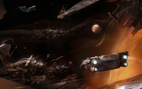 HD desktop wallpaper featuring visuals from Star Wars Outlaws, capturing the essence of the game in a vivid and immersive background.