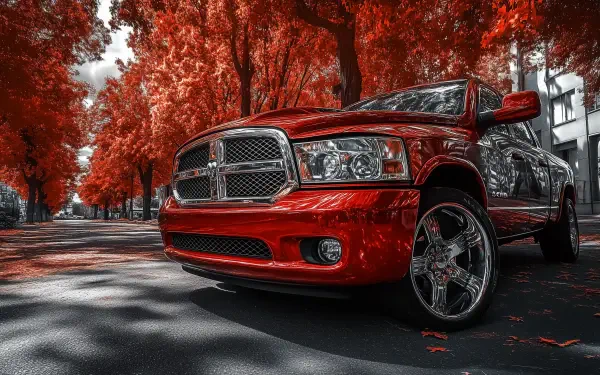 Dodge Ram Color Splash Dodge HD Desktop Wallpaper | Background Image