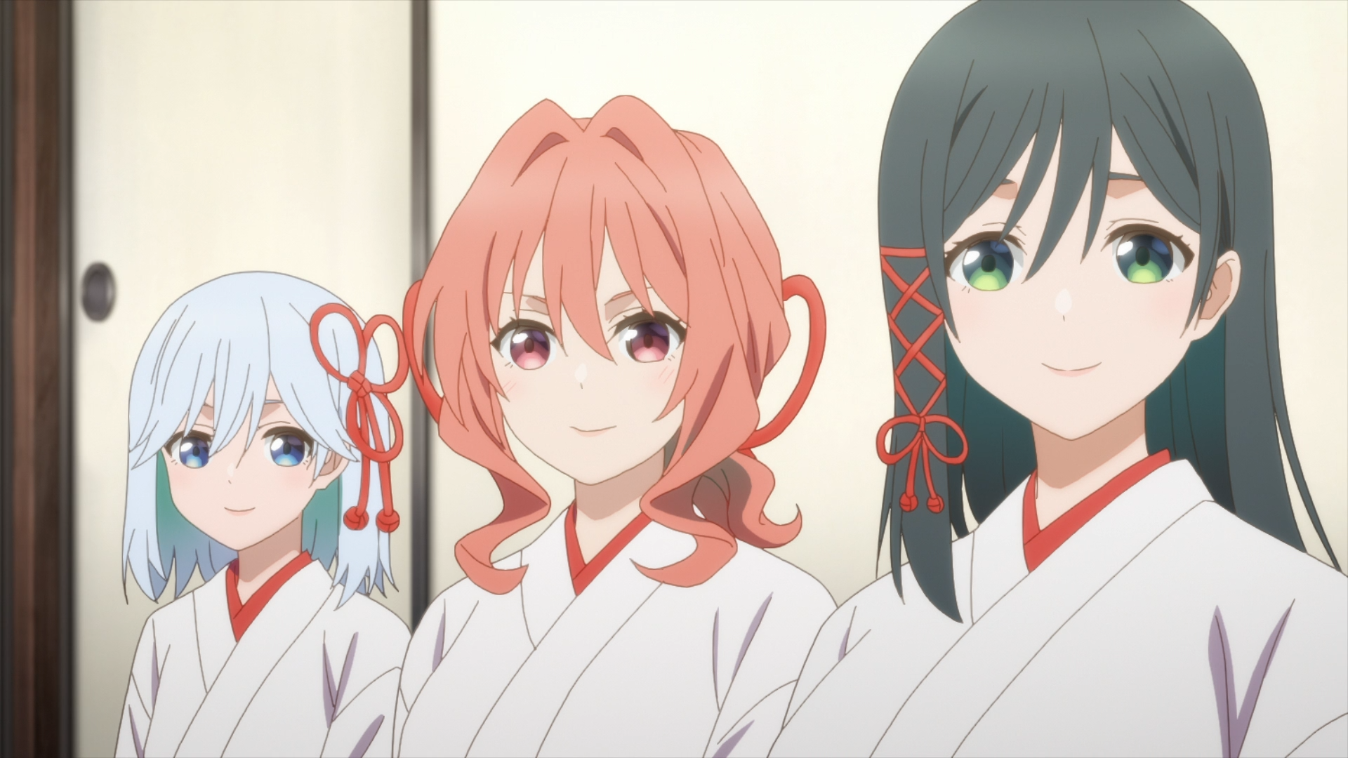 Download Anime Tying The Knot With An Amagami Sister Asahi Amagami Yuna Amagami Yae Amagami HD Wallpaper