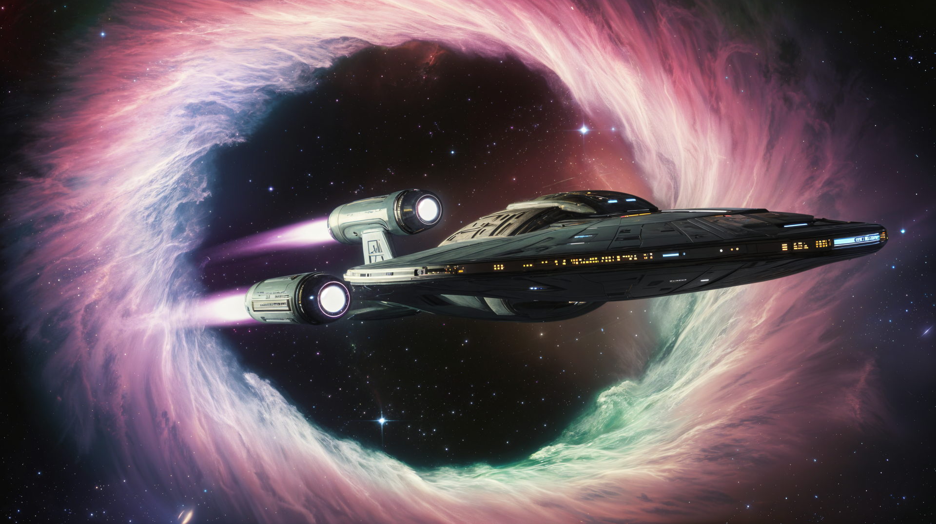 Warp Drive: Stunning 4K Ultra HD Wallpaper Adventure by QuantumCurator