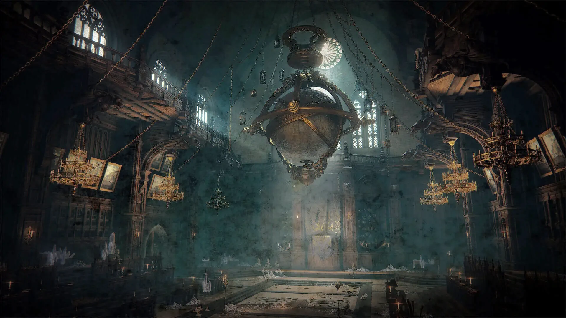 Elden Ring HD Wallpaper — Clockwork Cathedral | 1920x1080 | Wallpaper Abyss