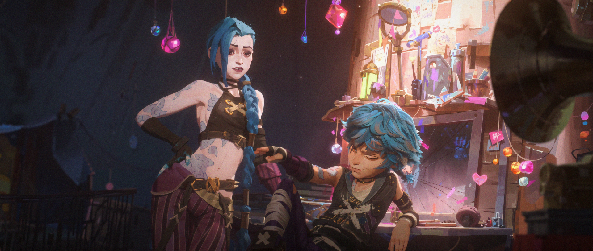jinx-and-isha-arcane-season-2-hd-wallpaper