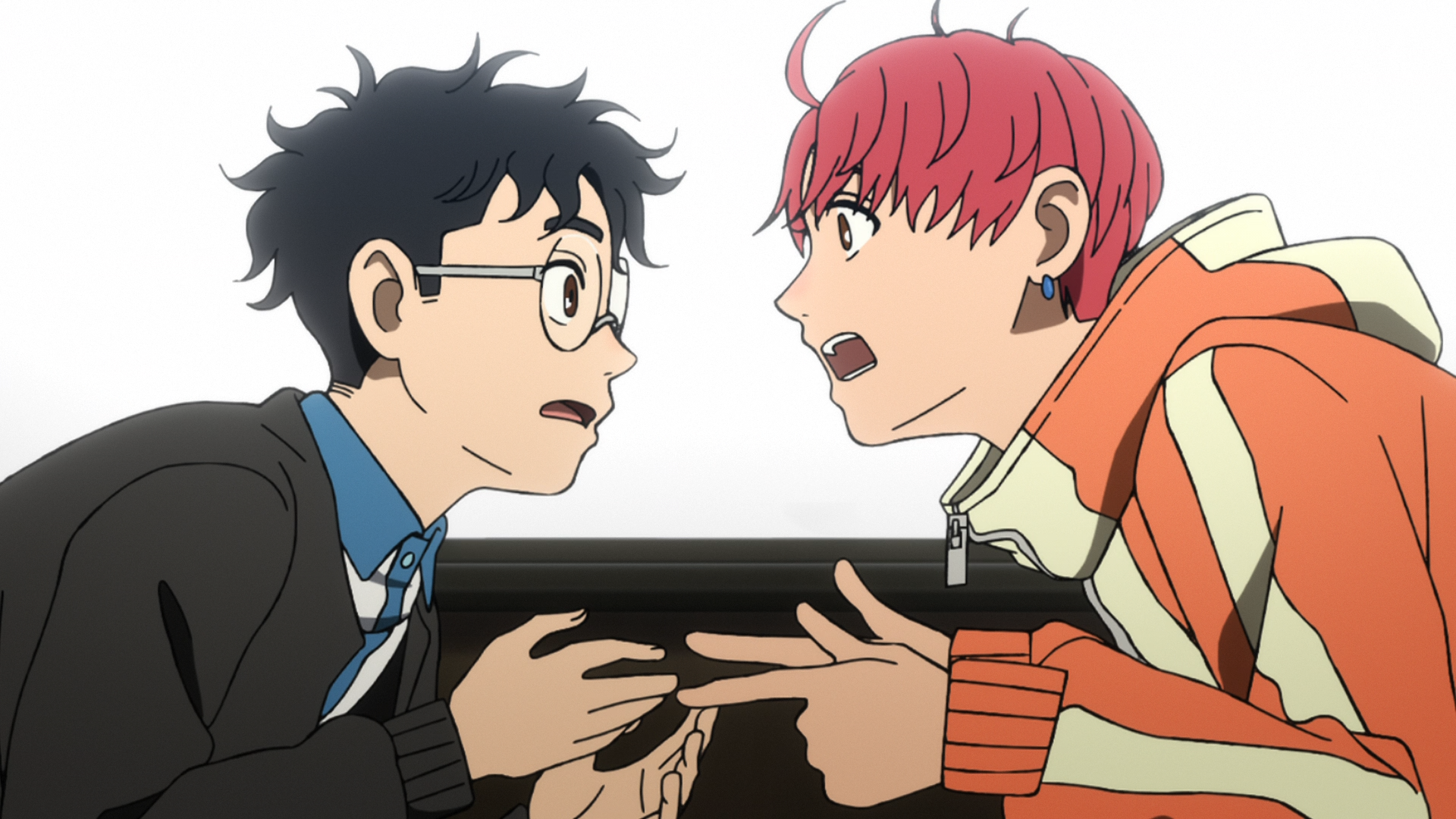 Download Anime Dandadan Ken Takakura Jin Enjouji HD Wallpaper