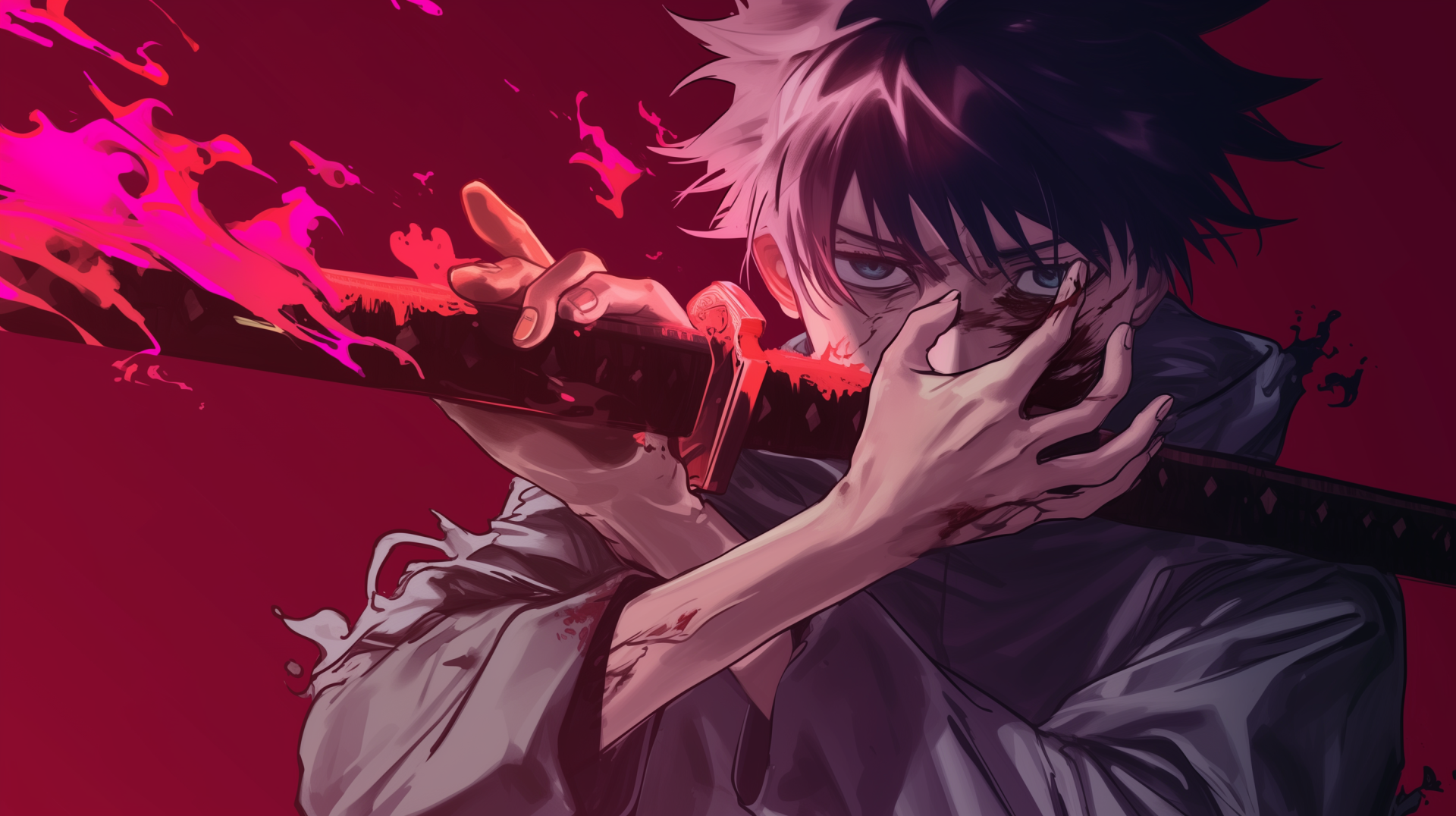 Download Anime Jujutsu Kaisen Yuta Okkotsu Red Anime HD Wallpaper by patrika