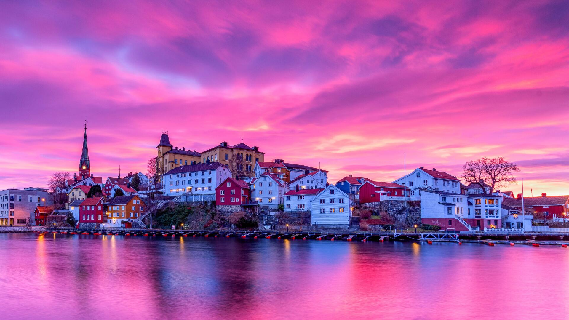 Download City Night 4k Ultra HD Wallpaper