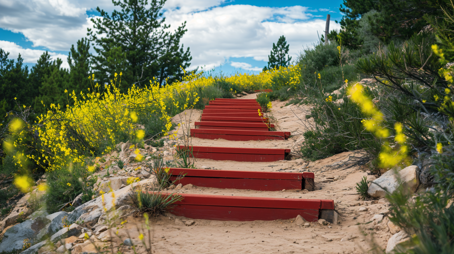 Serenity on the Hiking Trail - 4K Ultra HD Wallpaper by QuantumCurator