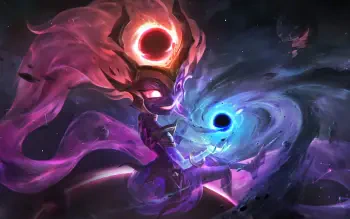 Zoe's Cosmic Dance: 8K Ultra HD League of Legends Wallpaper