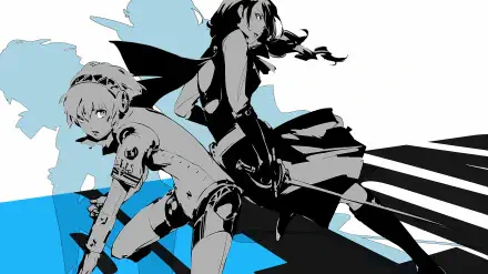 Persona 3 Reload Aigis (Persona) Mitsuru Kirijo HD Desktop Wallpaper | Background Image