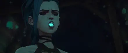 4K Ultra HD desktop wallpaper featuring a character from the TV show Arcane, promotional art for Arcane Season 2.