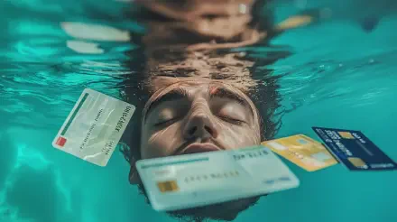 credit card credit card debt water underwater identity cards HD Desktop Wallpaper | Background Image