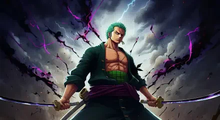 One Piece Roronoa Zoro Haki (One Piece) HD Desktop Wallpaper | Background Image