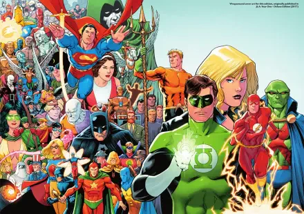 JLA: Year One Comic HD Desktop Wallpaper | Background Image