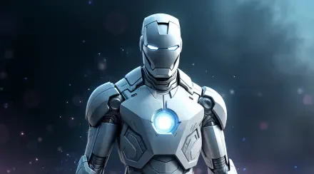  White Iron Man