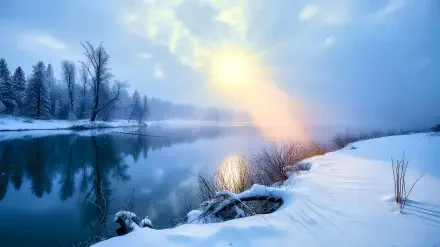 landscape snow HD Desktop Wallpaper | Background Image