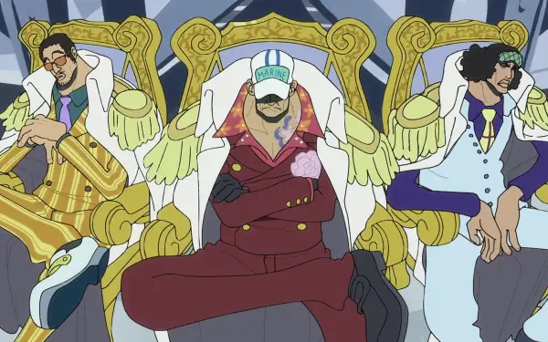 Anime One Piece Akainu (One Piece) Kizaru (One Piece) Aokiji (One Piece) HD Desktop Wallpaper | Background Image