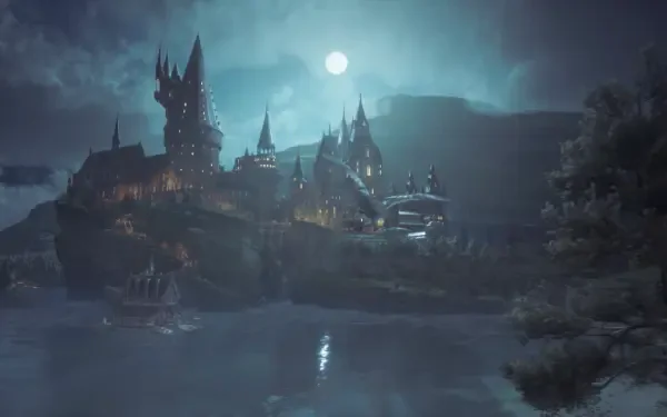 Harry Potter Hogwarts Castle HD Desktop Wallpaper | Background Image