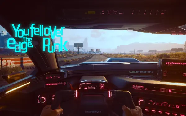  Cyberpunk 2077 - Quadra Type-66 Interior with Neon Aesthetics
