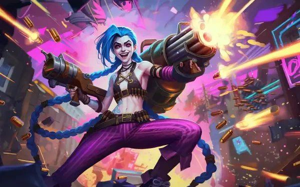 League Of Legends Jinx (League Of Legends) HD Desktop Wallpaper | Background Image