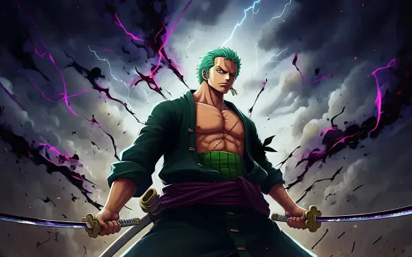 One Piece Roronoa Zoro Haki (One Piece) HD Desktop Wallpaper | Background Image