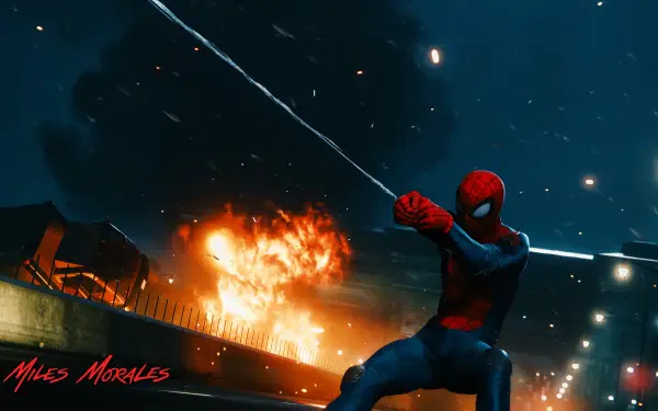 Marvel's Spider-Man: Miles Morales HD Desktop Wallpaper | Background Image
