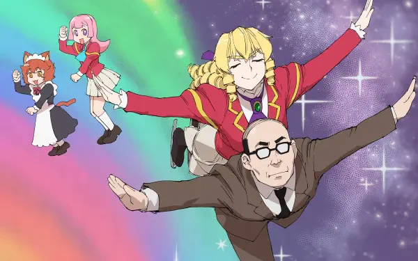 Anime From Bureaucrat to Villainess: Dad's Been Reincarnated! Grace Auvergne HD Desktop Wallpaper | Background Image