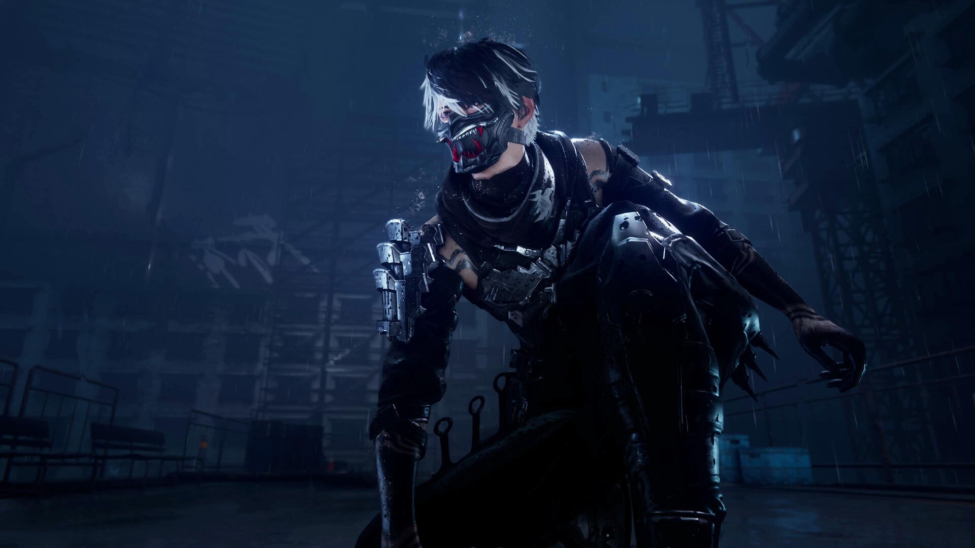 A striking 4K Ultra HD wallpaper featuring a ninja from Ninja Gaiden 4, poised in a dynamic stance against a dark, atmospheric background.