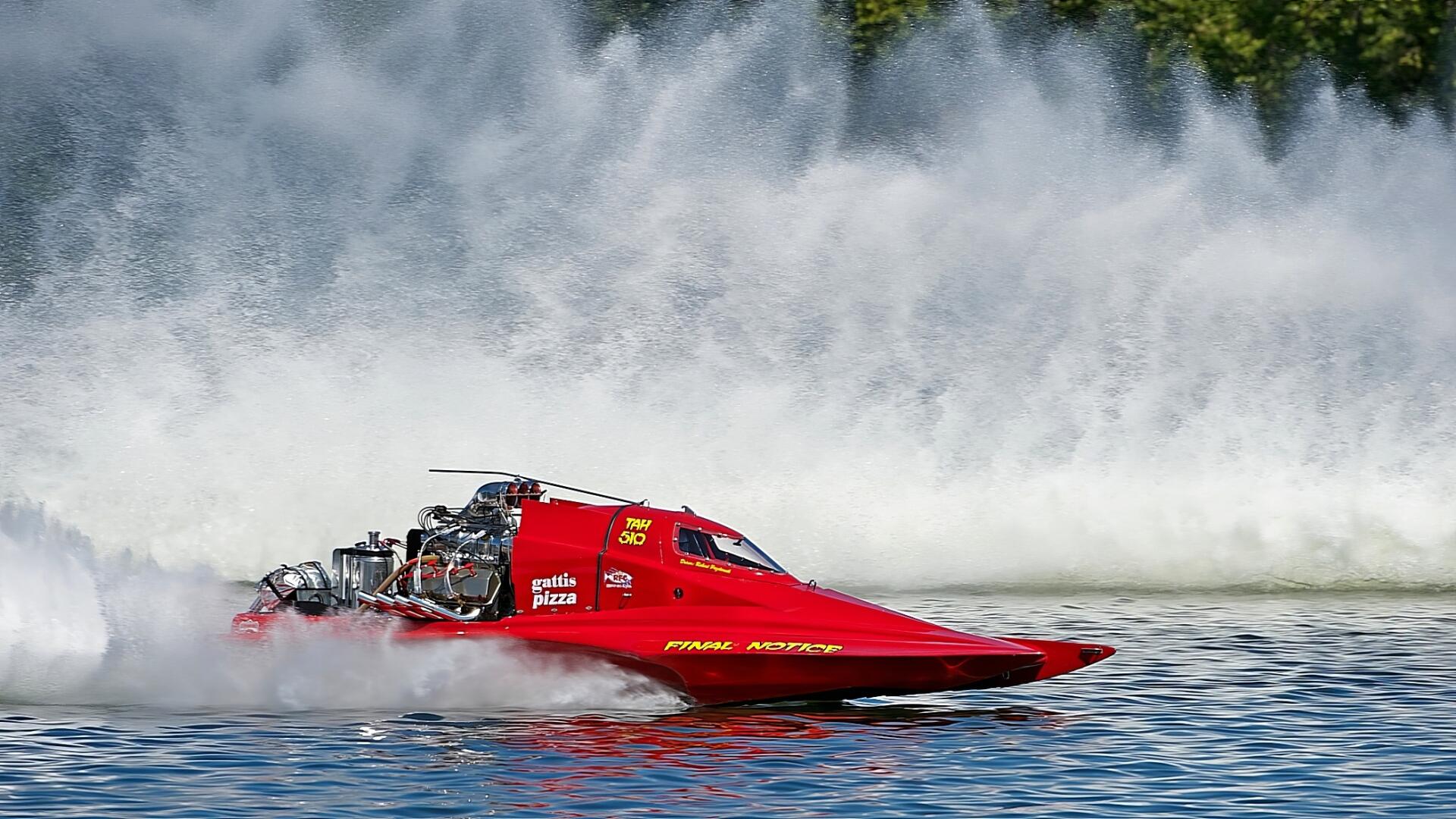 Download Drag Boat Racing Boat HD Wallpaper