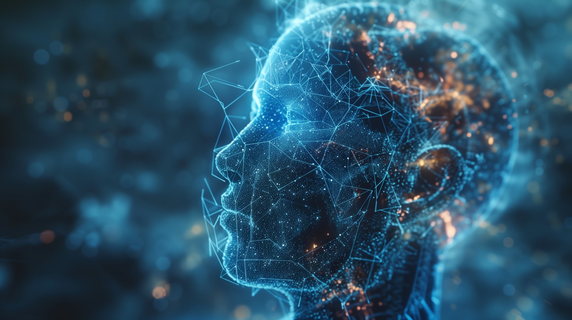 Futuristic Cybernetic Hologram HD Wallpaper by patrika