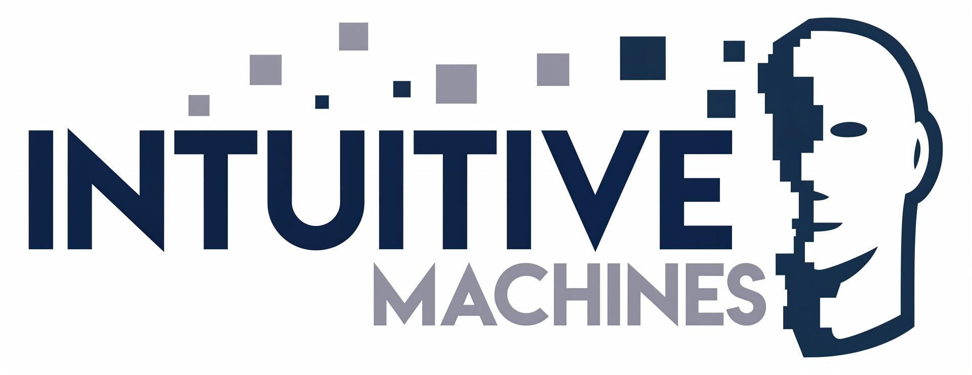 Logo of Intuitive Machines displayed prominently, designed for a 4K Ultra HD PC desktop wallpaper, showcasing a modern and tech-inspired aesthetic.