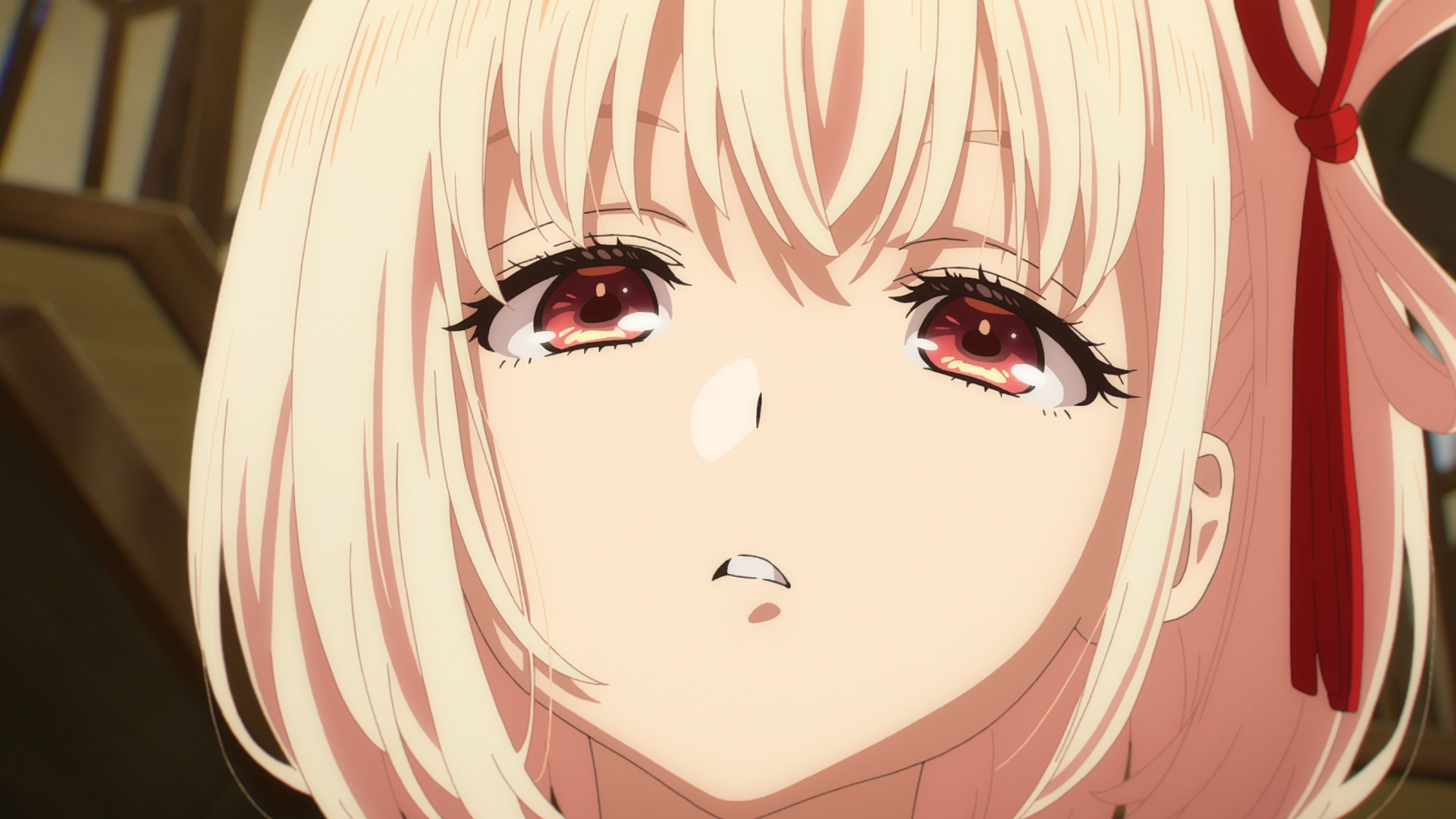 Download Anime Lycoris Recoil Lycoris Recoil -Friends Are Thieves Of Time.- Chisato Nishikigi HD Wallpaper