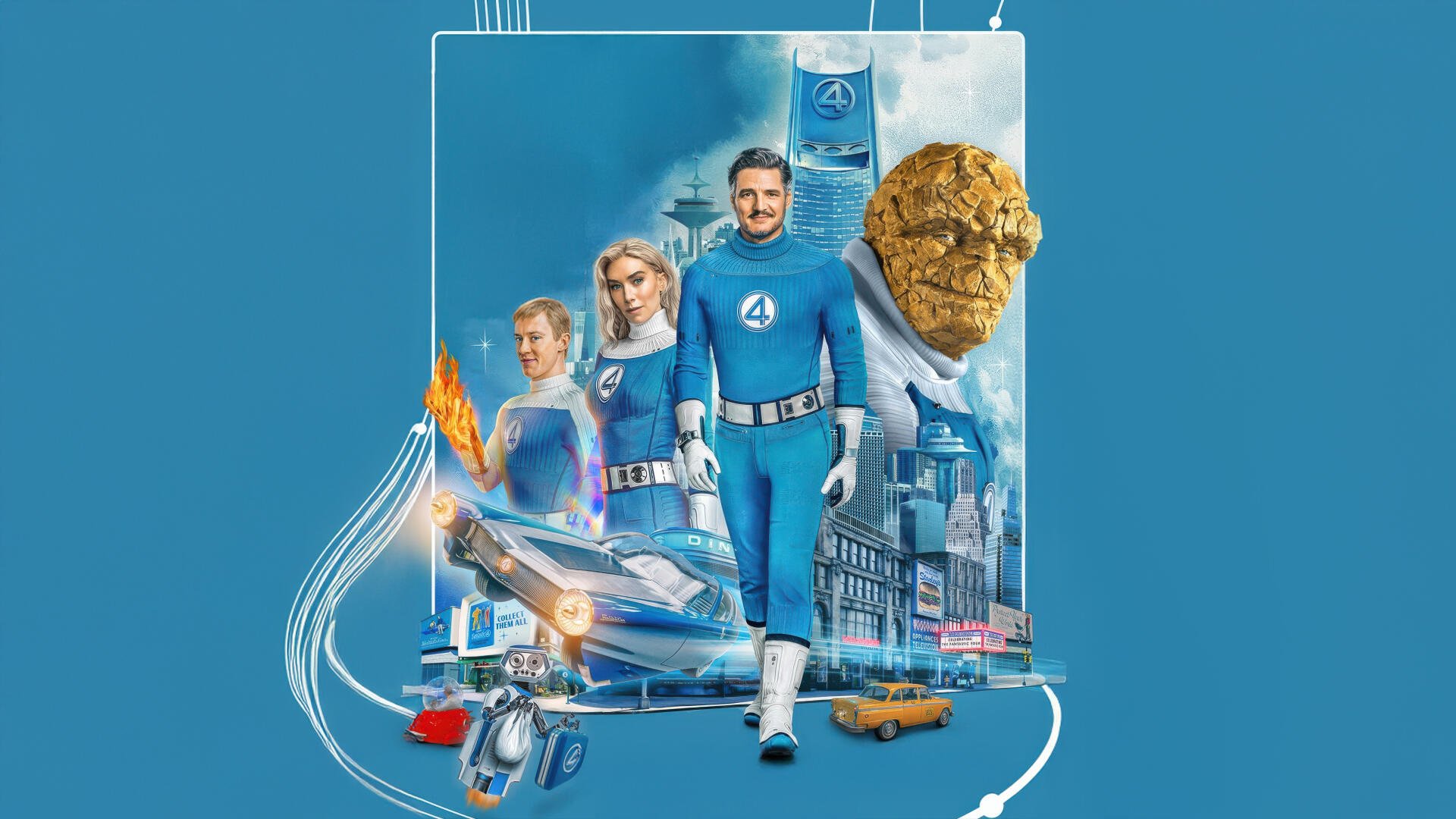 Download The Fantastic Four: First Steps 4k Ultra HD Wallpaper