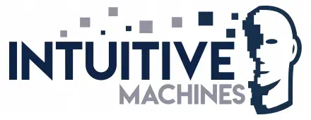 Logo of Intuitive Machines displayed prominently, designed for a 4K Ultra HD PC desktop wallpaper, showcasing a modern and tech-inspired aesthetic.