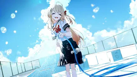 Otonose Kanade Virtual Youtuber girl Anime anime girl HD Desktop Wallpaper | Background Image